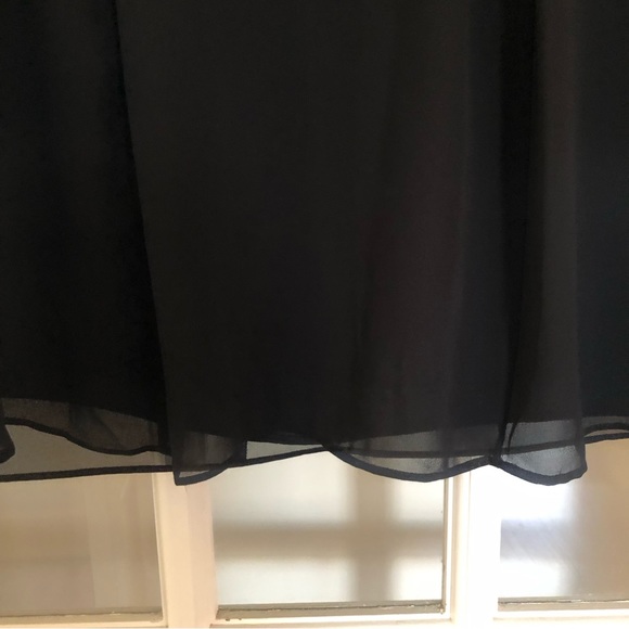 BCBGeneration Black Long Sleeve Back Bow Shift Dress - Picture 6 of 8